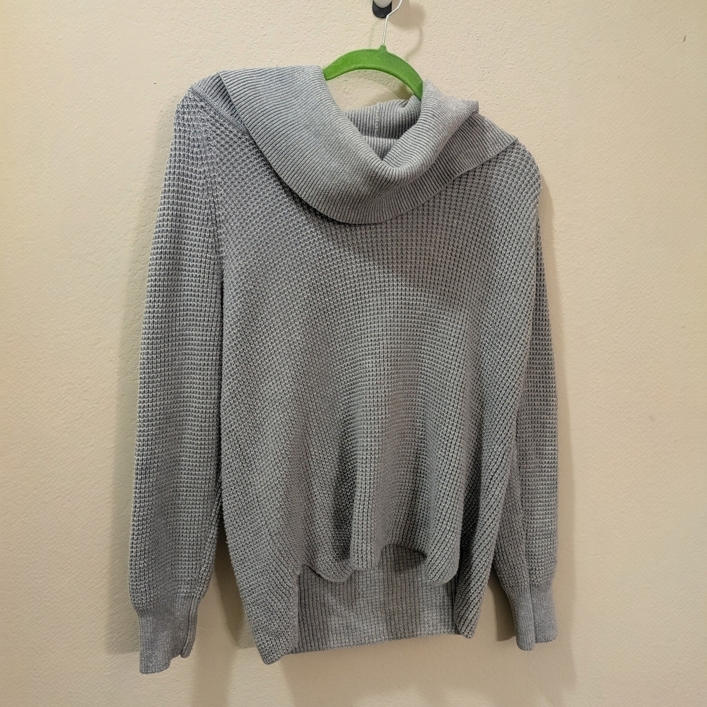 Michael Kors Size Small Gray Cowl Neck Sweater